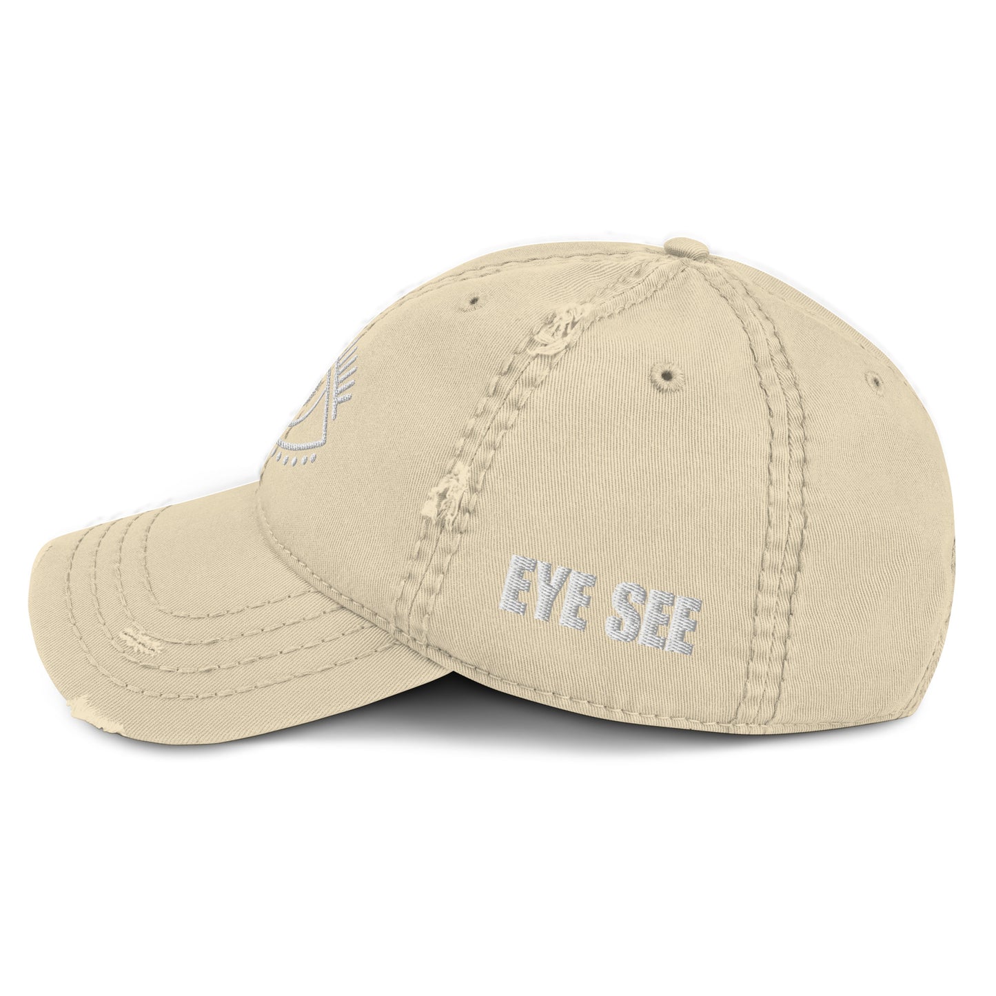 EyE See Beyond Distressed Hat