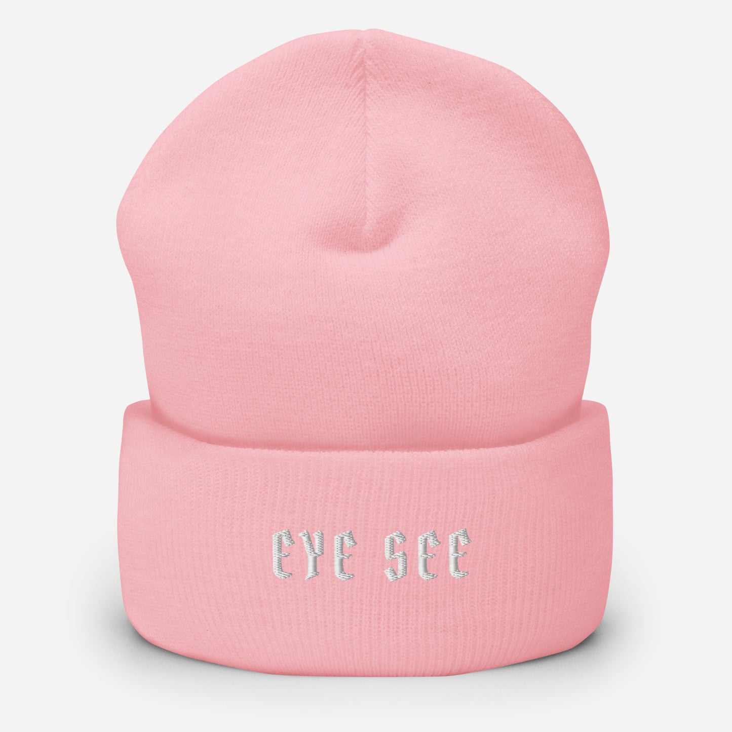 Eye See Cuffed Beanie