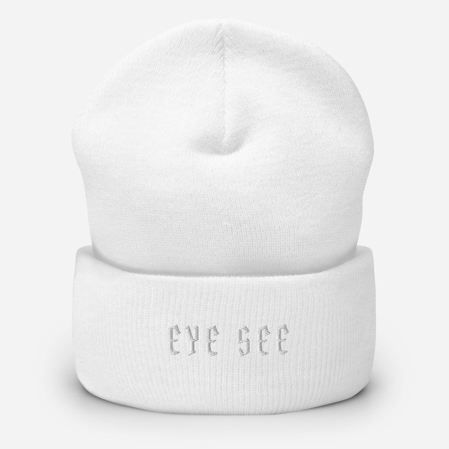 Eye See Cuffed Beanie