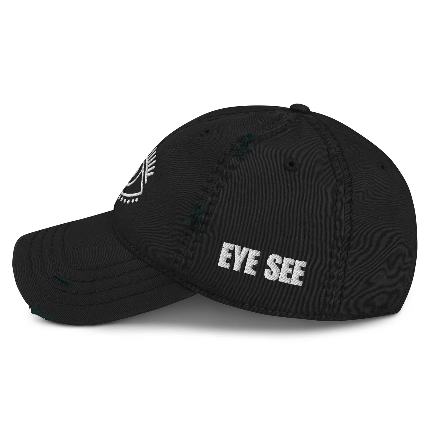 EyE See Beyond Distressed  Hat