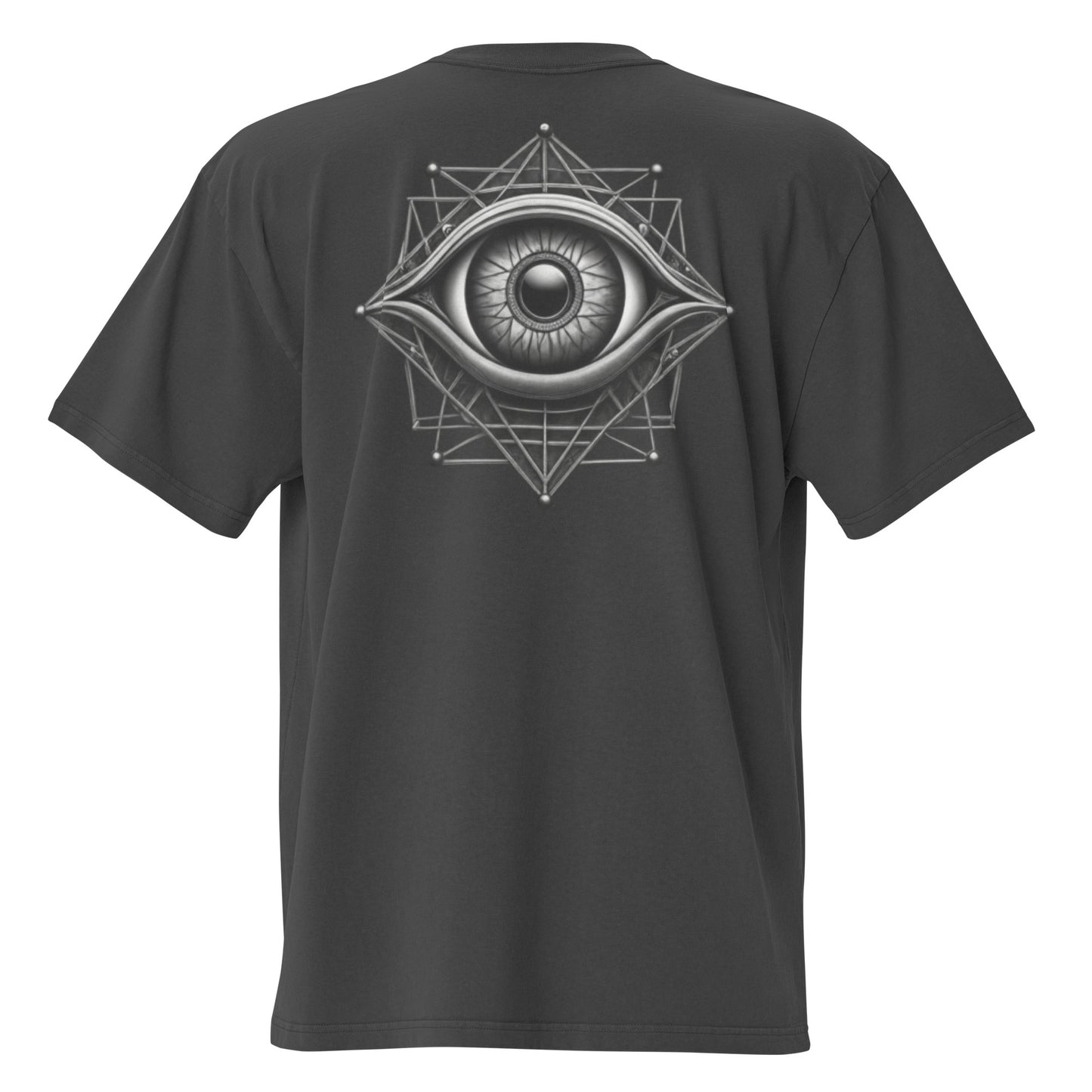 Eye See Metatron Oversized faded t-shirt