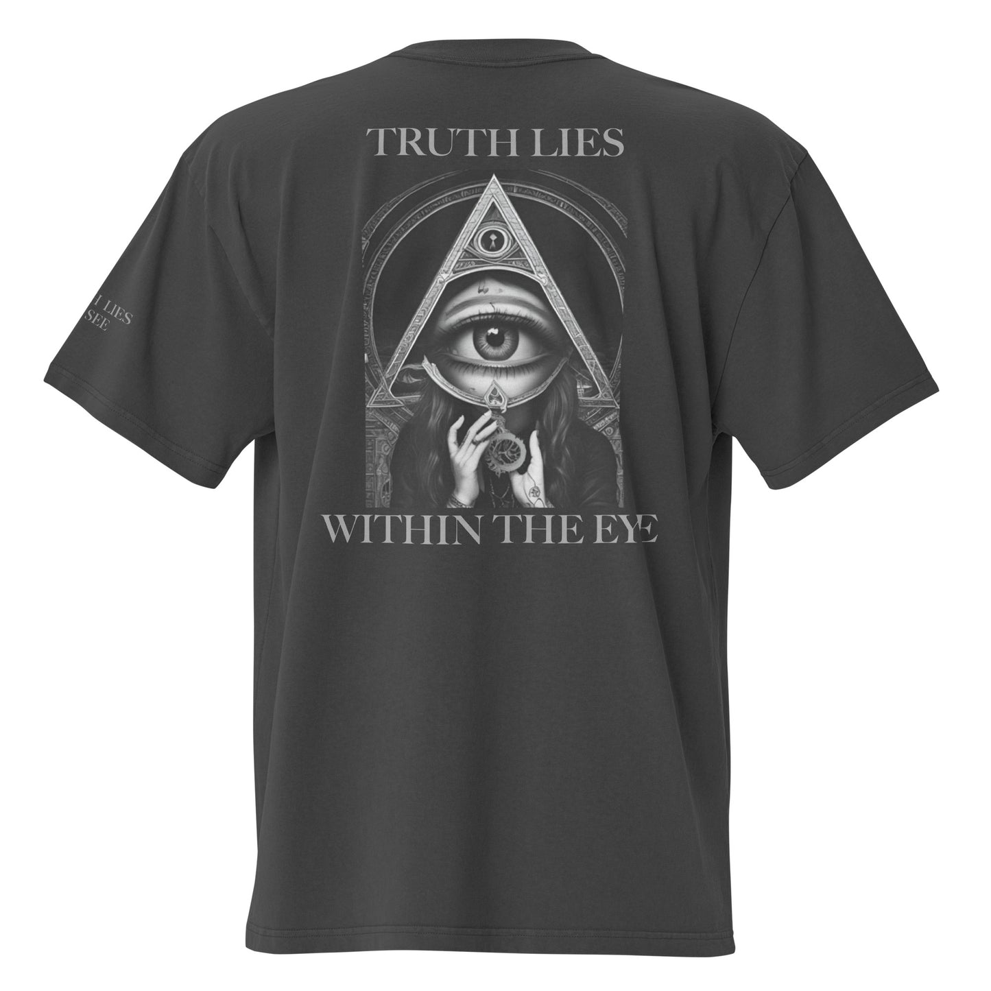 Eye See Illuminati Oversized faded t-shirt