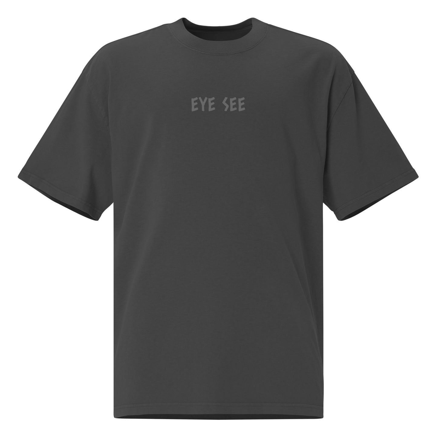 Eye See Metatron Oversized faded t-shirt