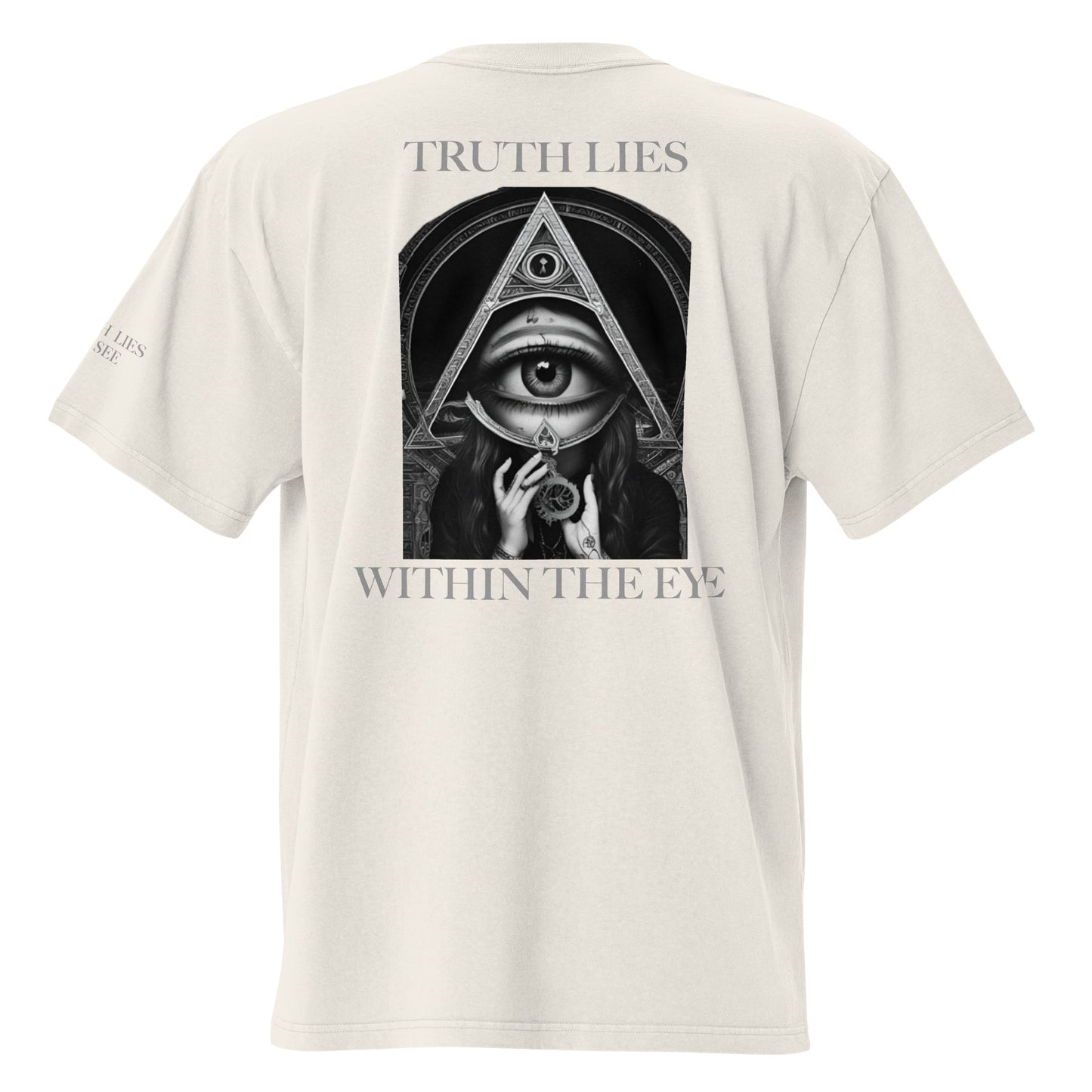 Eye See Illuminati Oversized faded t-shirt