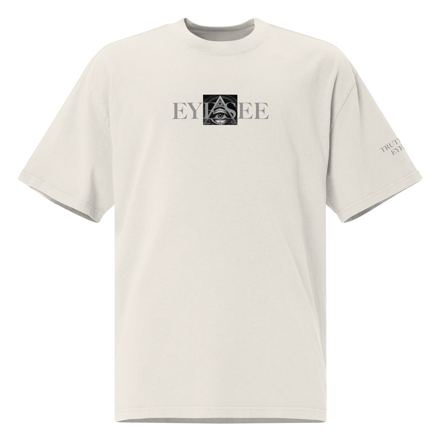 Eye See Illuminati Oversized faded t-shirt