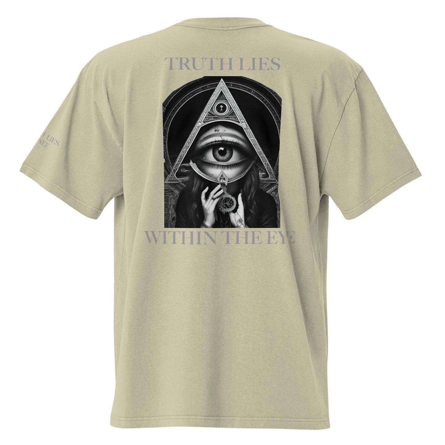 Eye See Illuminati Oversized faded t-shirt