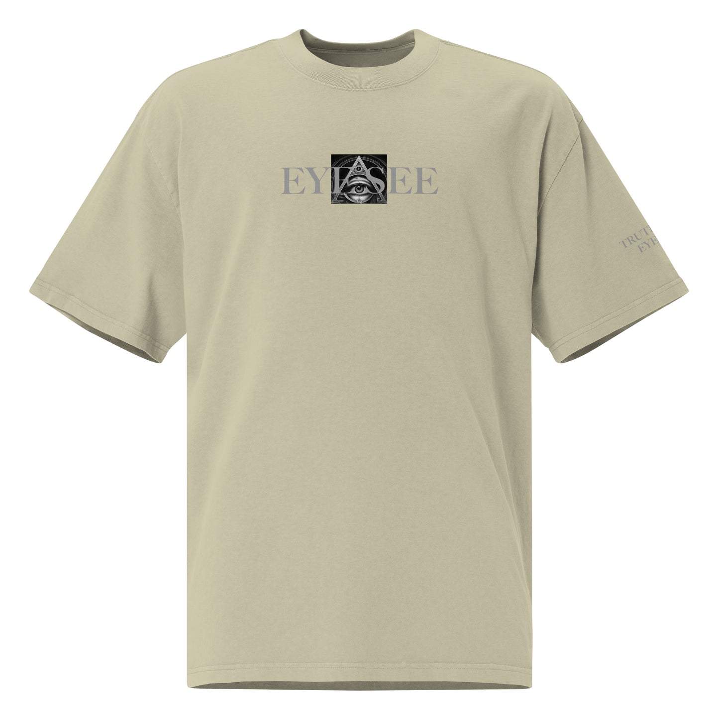 Eye See Illuminati Oversized faded t-shirt