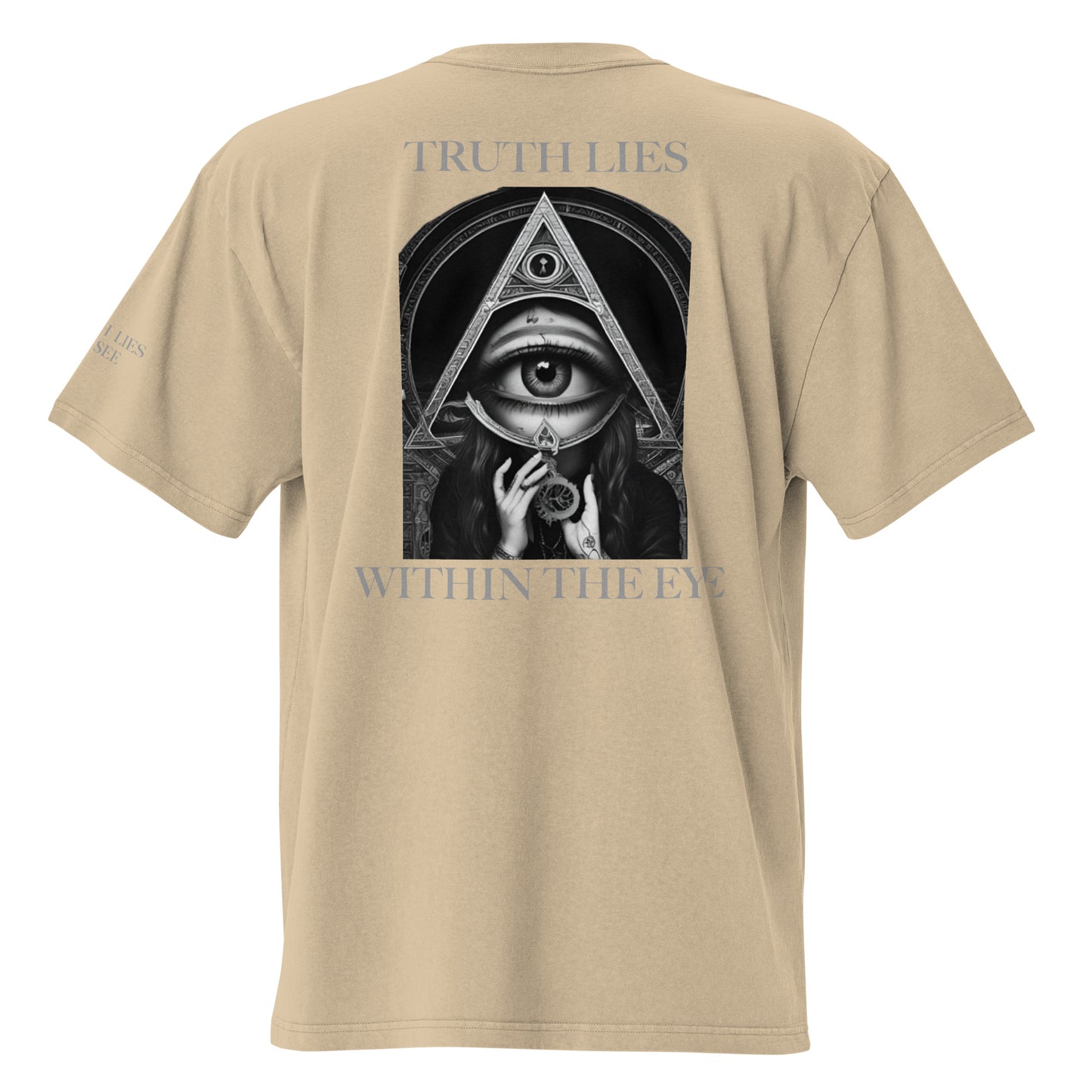 Eye See Illuminati Oversized faded t-shirt